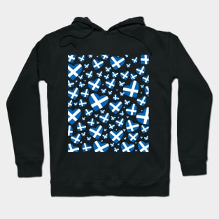 Saltire Hearts Scotland Love Hoodie